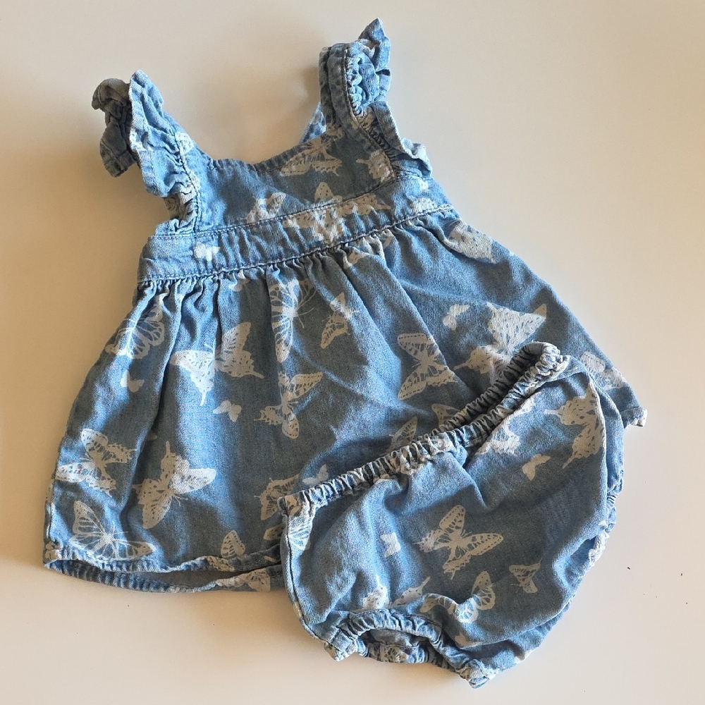 Wrangler Blue and White Kids Matching Set